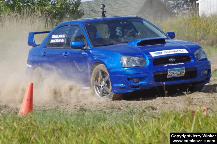 Dave Goodman in Tim Anderson's M4 Subaru WRX STi