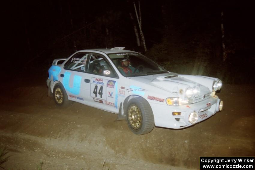 Henry Krolikowski / Cindy Krolikowski Subaru WRX on SS14, South Smoky Hills.