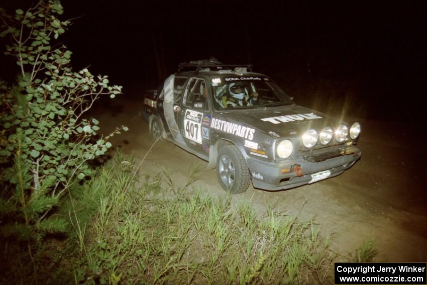 Brooks Freehill / Sean Elliot VW Jetta on SS14, South Smoky Hills.