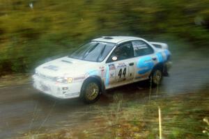 Henry Krolikowski / Cindy Krolikowski Subaru WRX on SS8, Gratiot Lake.