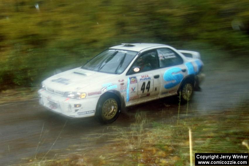 Henry Krolikowski / Cindy Krolikowski Subaru WRX on SS8, Gratiot Lake.