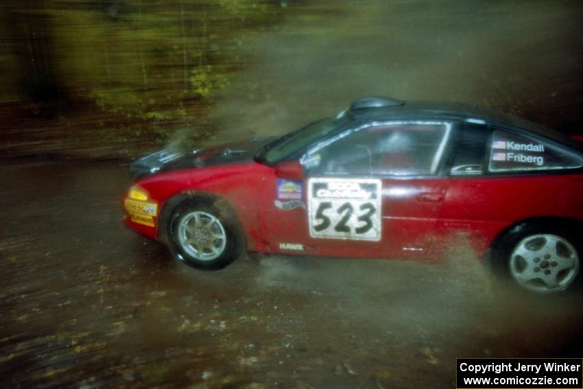 Cary Kendall / Scott Friberg Eagle Talon on SS8, Gratiot Lake.