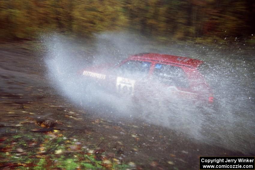 Mark Brown / Ole Holter VW GTI on SS8, Gratiot Lake.