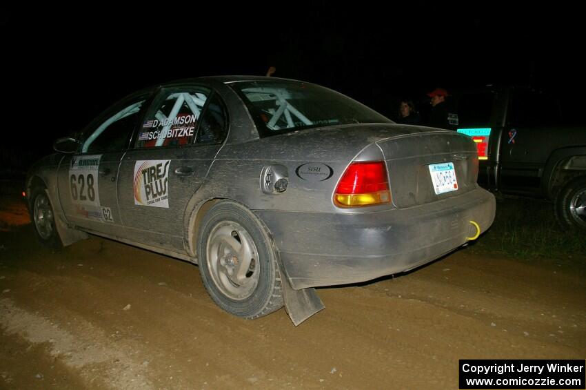 Dan Adamson / Jeremiah Schubitzke Saturn SL2 leaves the start of SS15, Sugar Bush.