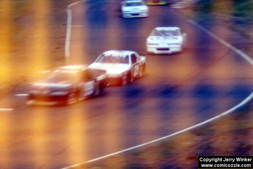 Dick Trickle's Ford Thunderbird, Johnny Benson, Jr.'s Chevy Lumina, Leighton Reese's Chevy Lumina, etc.