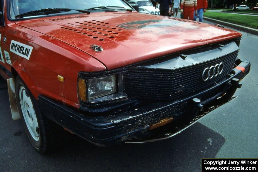 Front of the Jon Kemp / Gail McGuire Audi 4000 Quattro