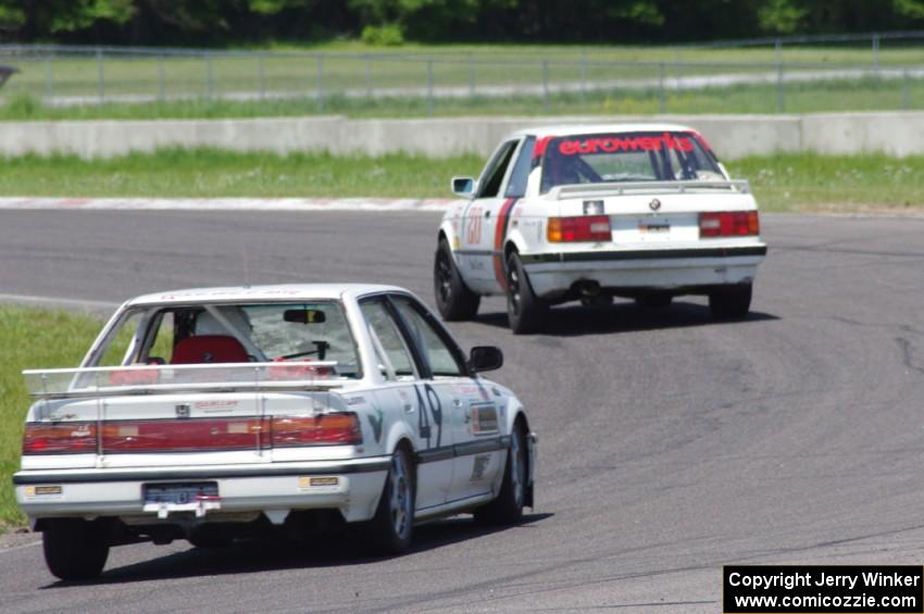 The Most Interesting Chumps In The World BMW 325i and Slugworks Honda Civic