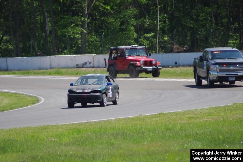 Team HACKcent Hyundai Accent resumes after its spin