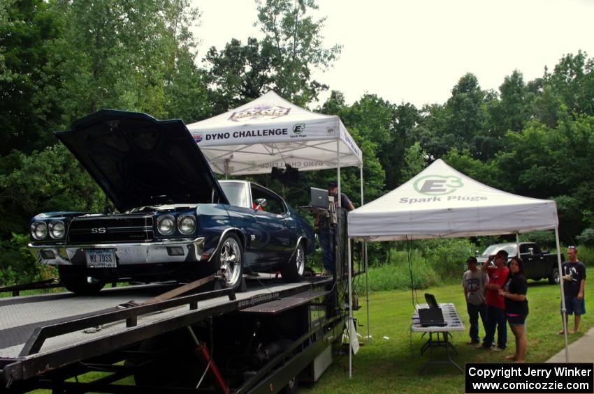 Dyno'ing a Chevy Chevelle SS outdoors