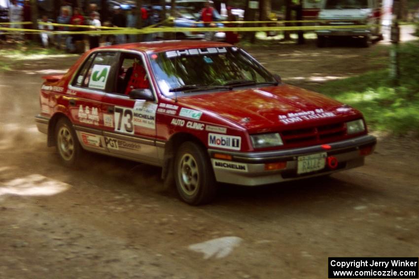 Don Taylor / Don Bigelow Dodge Shelby CSX on SS2, Asaph Run.