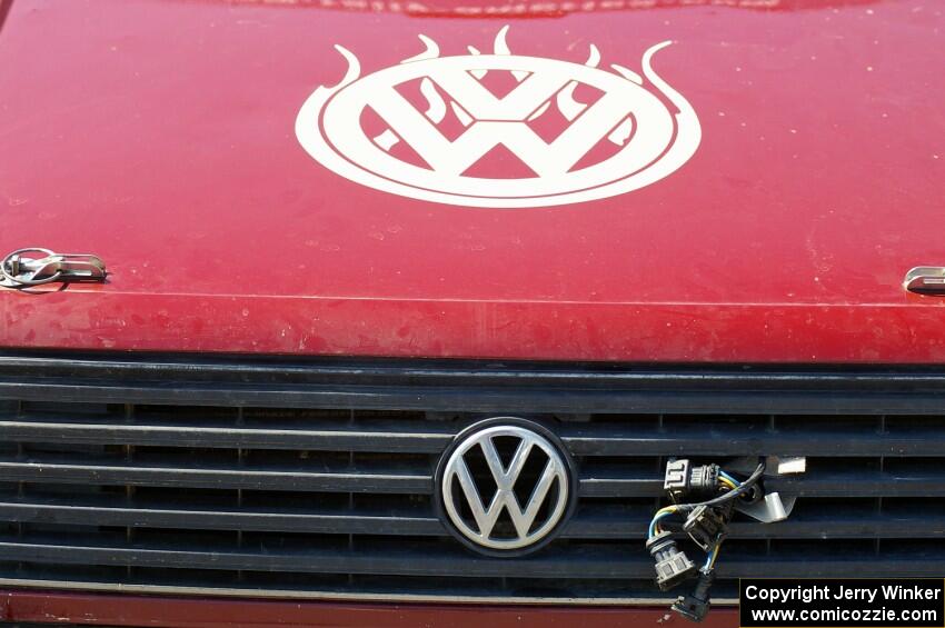 Hood of the Matt Bushore / Karen Wagner VW Jetta at Saturday's parc expose.