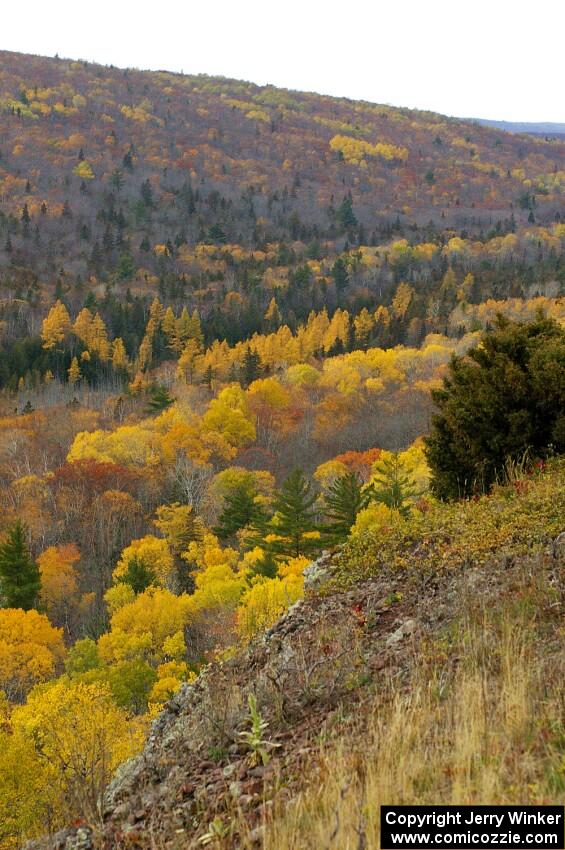 An awe inspiring view atop Brockway Montain in the late fall.